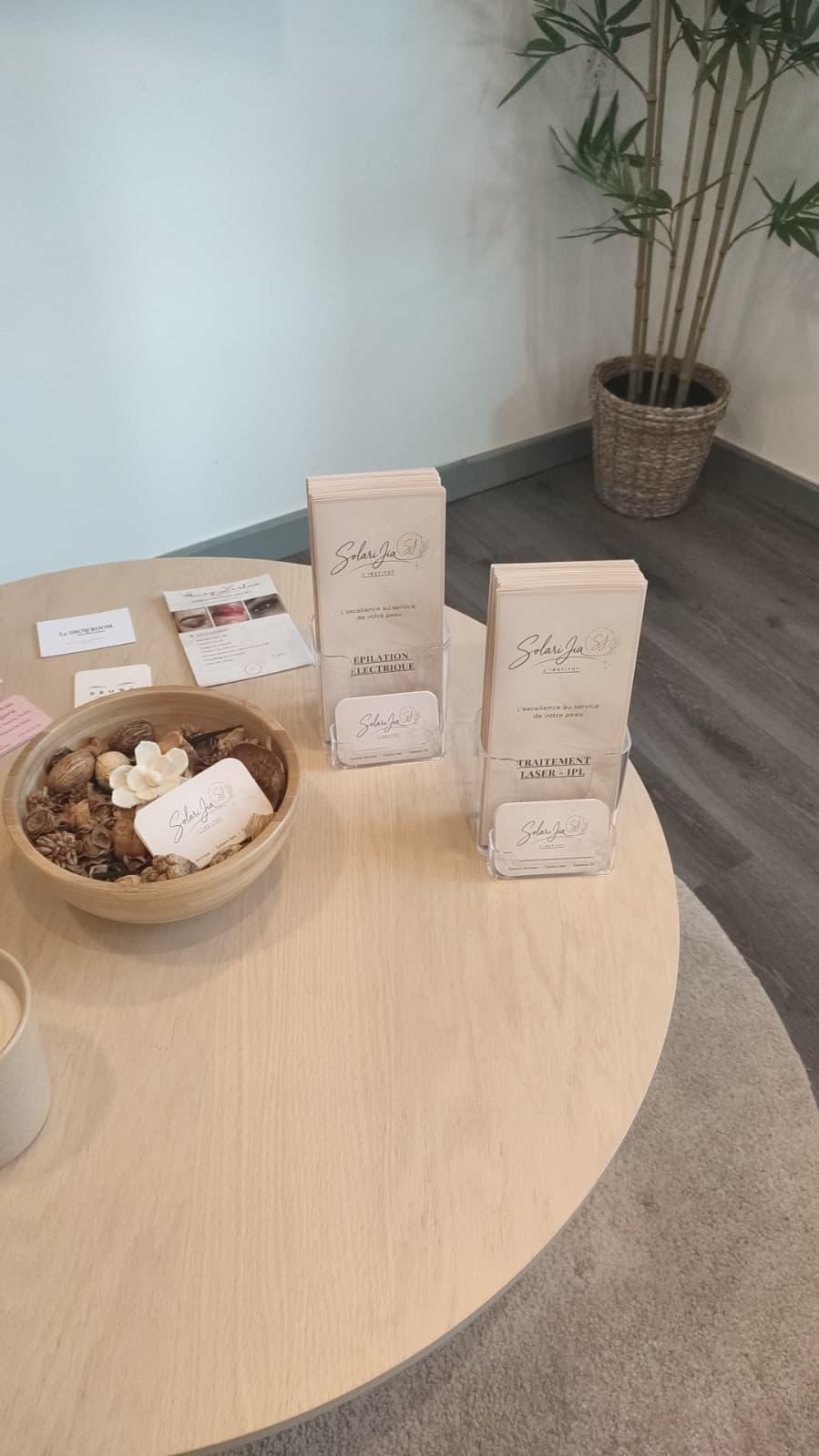 Produits utilisés à l'institut